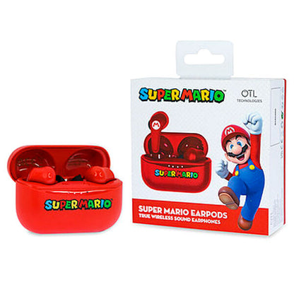 Nintendo Super Mario Red earpods Nerdscape