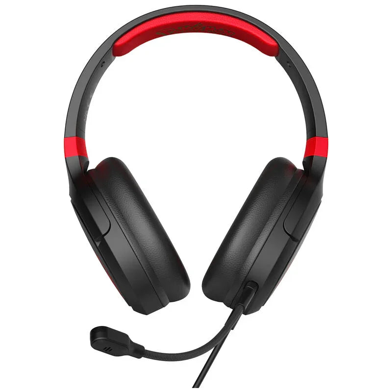 Pokemon Pokeball Black and Red gaming headphones Nerdscape