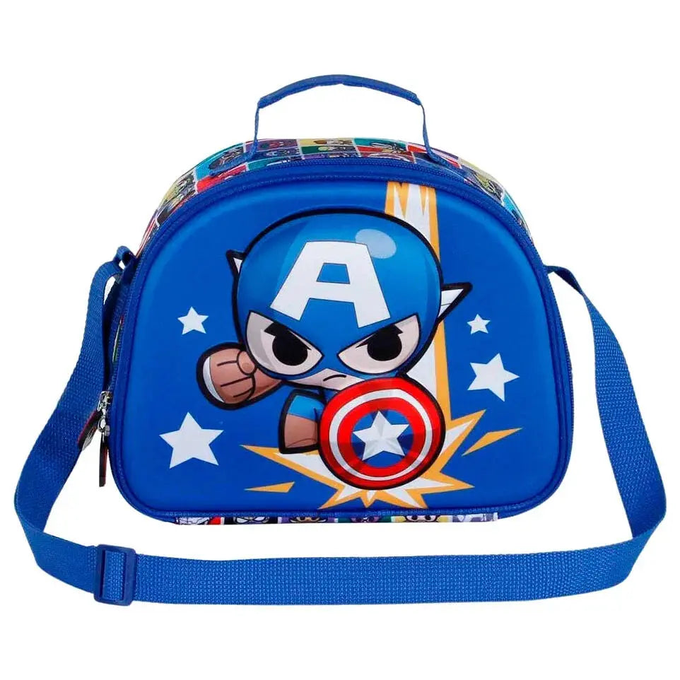 Marvel Avengers Captain America Punch 3D lunch bag Nerdscape