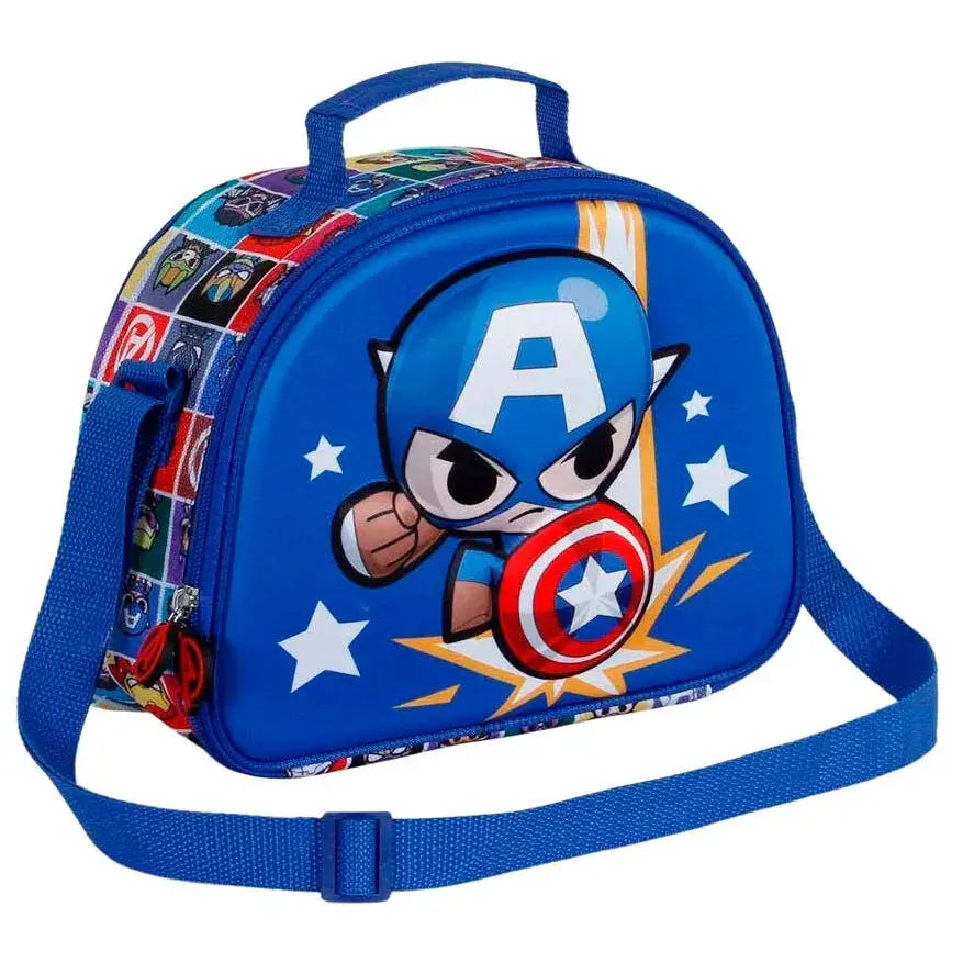 Marvel Avengers Captain America Punch 3D lunch bag Nerdscape