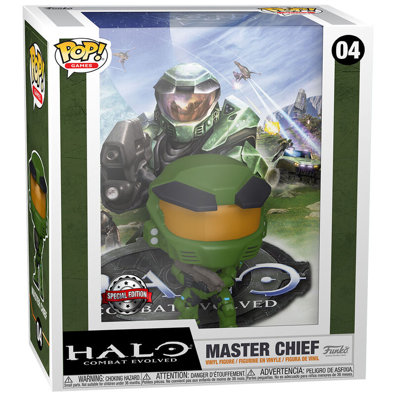 Funko Pop! Halo Master Chief - Figura da Collezione Vinyl Nerdscape
