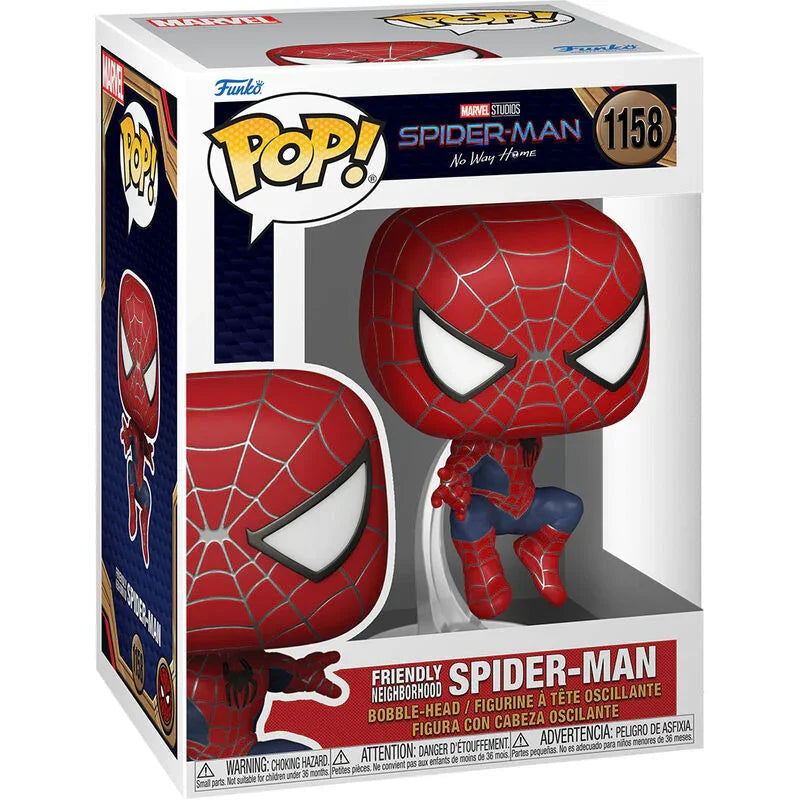 Funko Pop! Marvel Spider-Man No Way Home Spider-Man - Figura da Collezione Vinyl Nerdscape