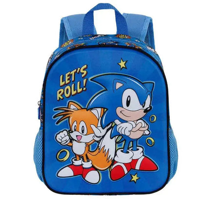 Sonic The Hedgehog Lets Roll 3D backpack 31cm Nerdscape