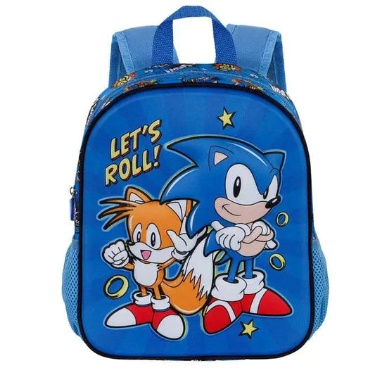 Sonic The Hedgehog Lets Roll 3D backpack 31cm Nerdscape
