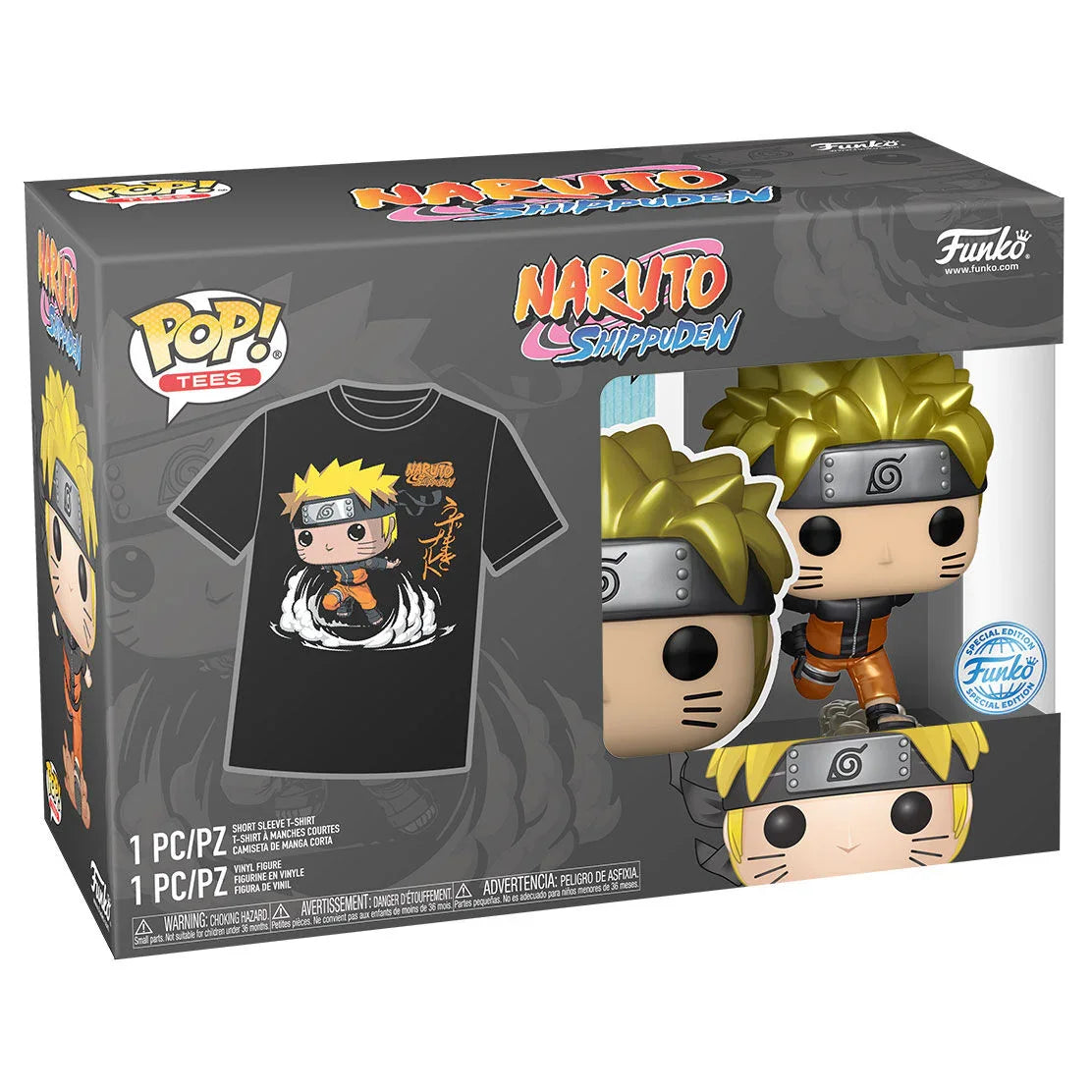 Set figure POP & Tee Naruto Shippuden Exclusive Nerdscape