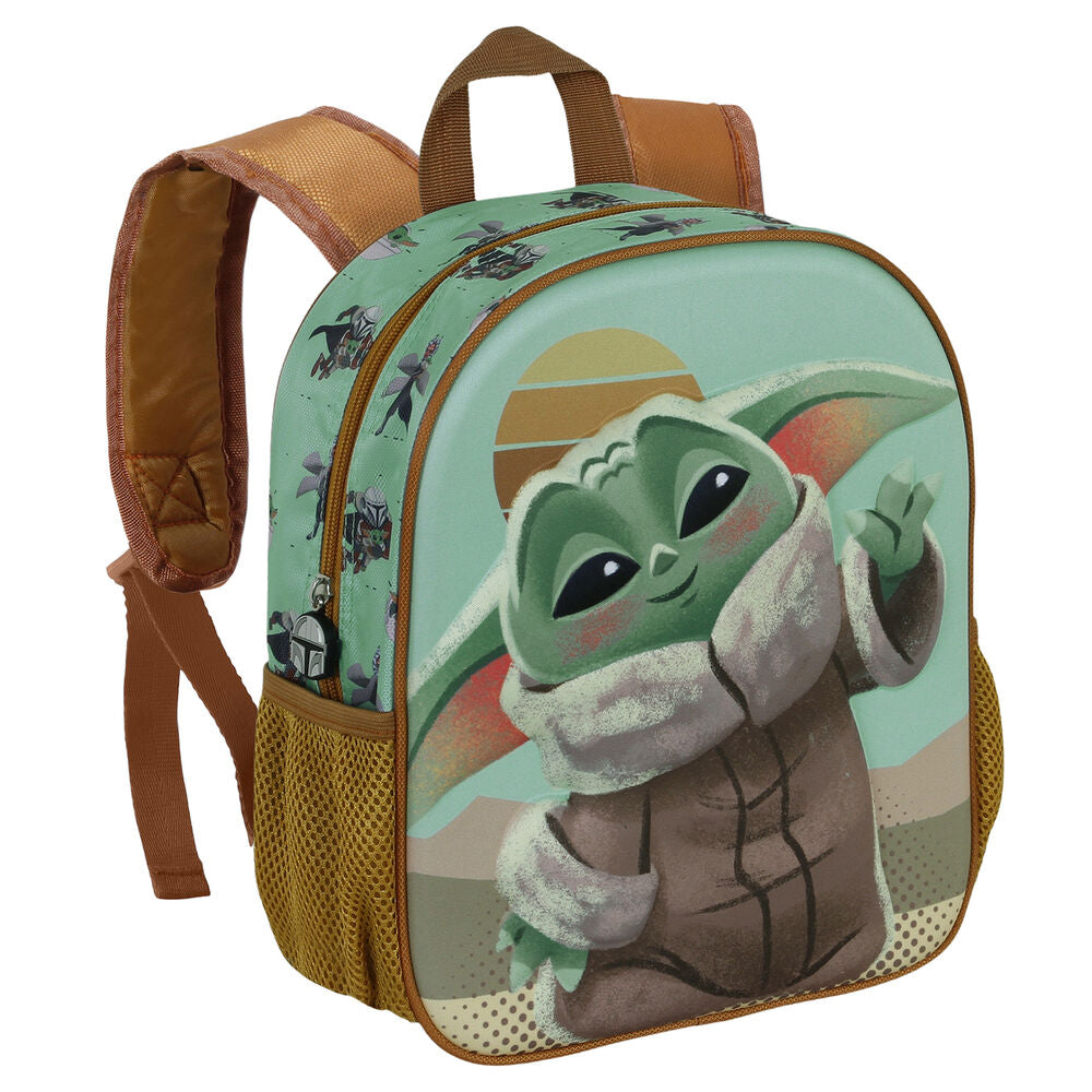 Star Wars The Mandalorian Grogu Say Hi 3D backpack 31cm Nerdscape