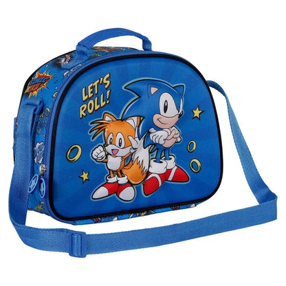 Sonic The Hedgehog Lets Roll 3D lunch bag Nerdscape