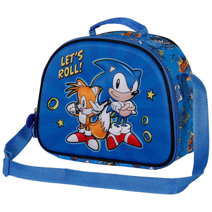 Sonic The Hedgehog Lets Roll 3D lunch bag Nerdscape