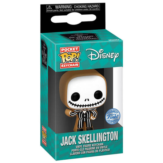 Pocket POP Keychain Disney Nightmare Before Christmas Jack Skellington Gingerbread Exclusive Nerdscape