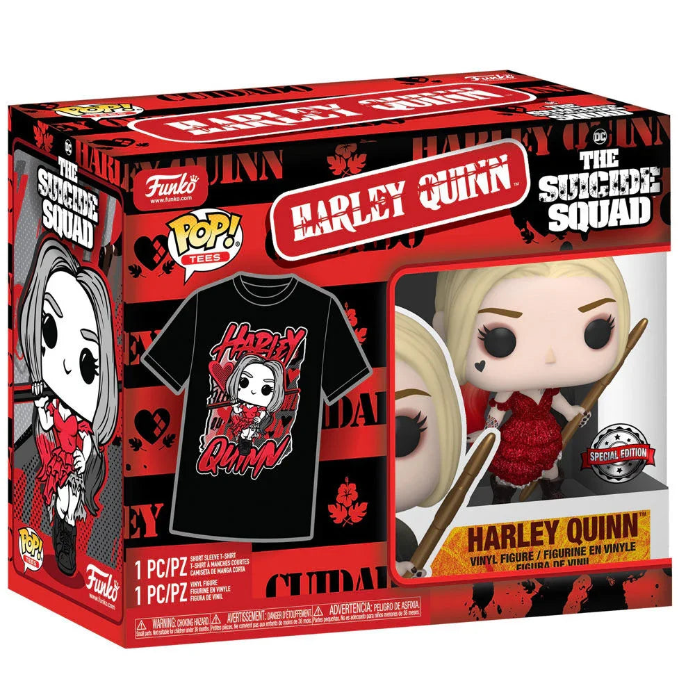 Set figure POP & Tee DC Comics Escuadron Suicida Harley Quinn Nerdscape