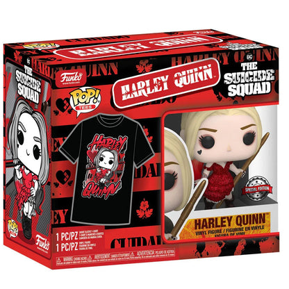 Set figure POP & Tee DC Comics Escuadron Suicida Harley Quinn Nerdscape