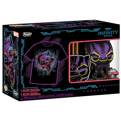 Set figure POP & Tee Marvel Wakanda Forever Black Panther Exclusive Nerdscape