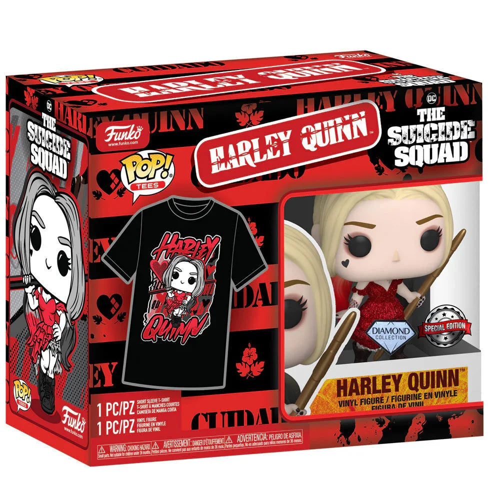 Set figure POP & Tee DC Comics Harley Quinn XL Nerdscape