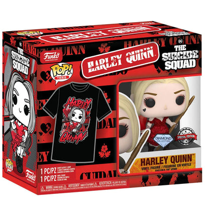 Set figure POP & Tee DC Comics Harley Quinn XL Nerdscape