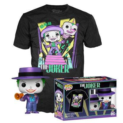 Funko Pop! Batman & The Joker - Figura da Collezione Vinyl Metallic Exclusive Nerdscape