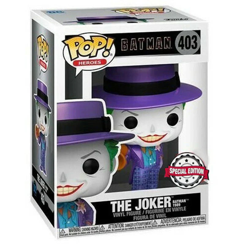 Funko Pop! Batman & The Joker - Figura da Collezione Vinyl Metallic Exclusive Nerdscape