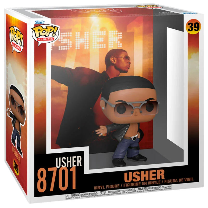 Funko Pop! Album Usher 8701 - Figura da Collezione Vinyl Nerdscape