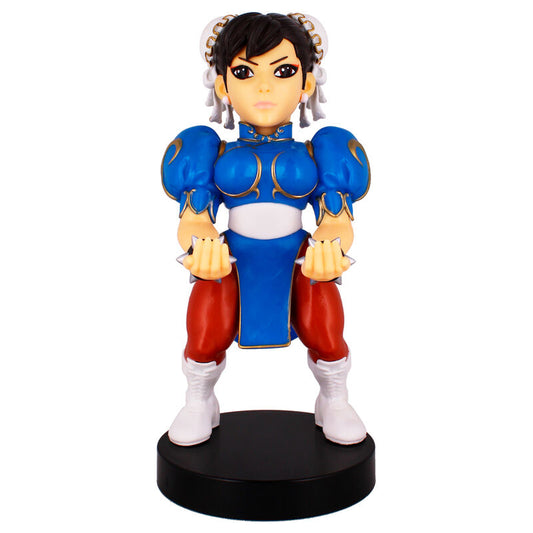 Street Fighter Chun Li figure clamping bracket Cable guy 20cm
