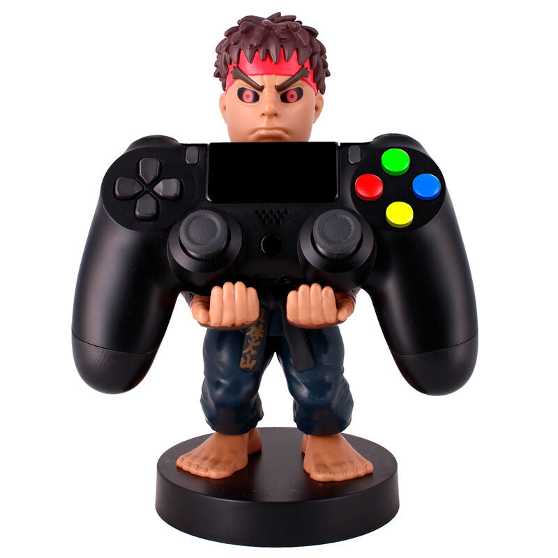Street Fighter Evil Ryu figure clamping bracket Cable guy 20cm Nerdscape