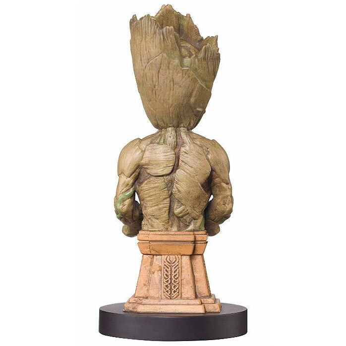 Marvel Guardians of the Galaxy Groot Plinth figure clamping bracket Cable guy 20cm Nerdscape
