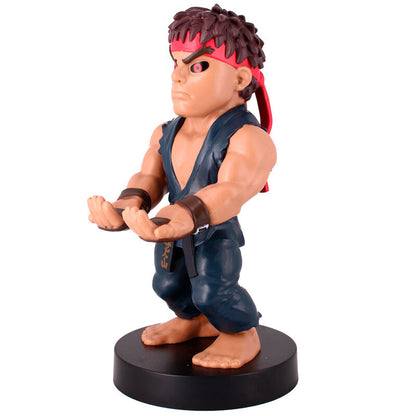 Street Fighter Evil Ryu figure clamping bracket Cable guy 20cm Nerdscape