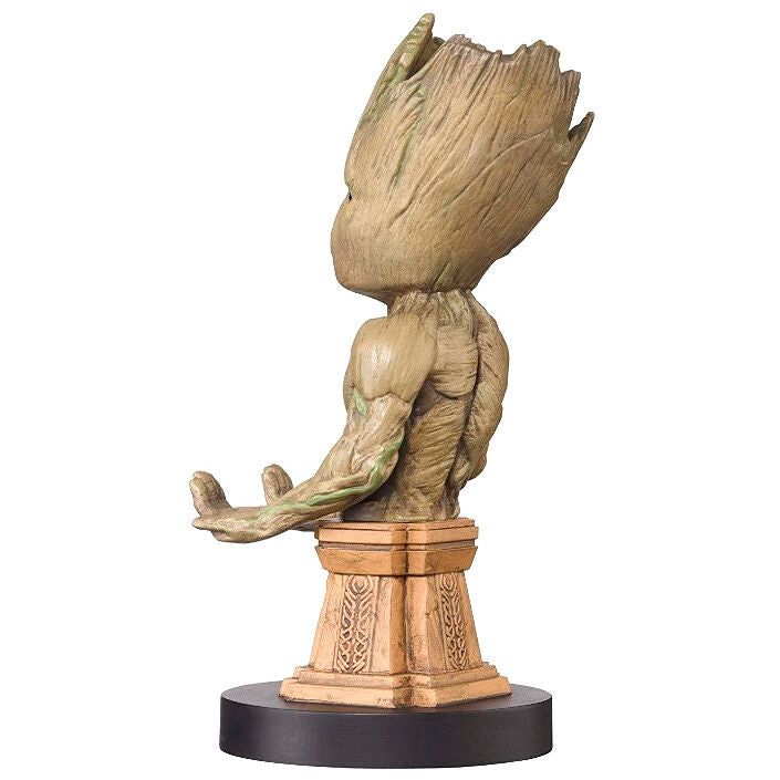 Marvel Guardians of the Galaxy Groot Plinth figure clamping bracket Cable guy 20cm Nerdscape