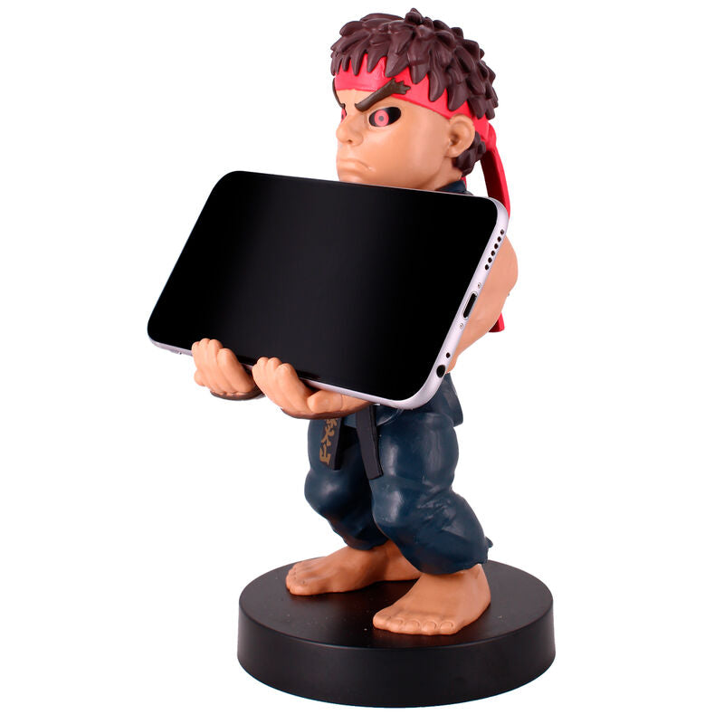 Street Fighter Evil Ryu figure clamping bracket Cable guy 20cm Nerdscape