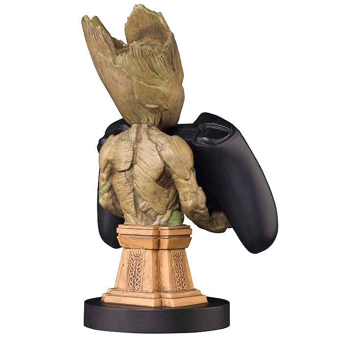 Marvel Guardians of the Galaxy Groot Plinth figure clamping bracket Cable guy 20cm Nerdscape