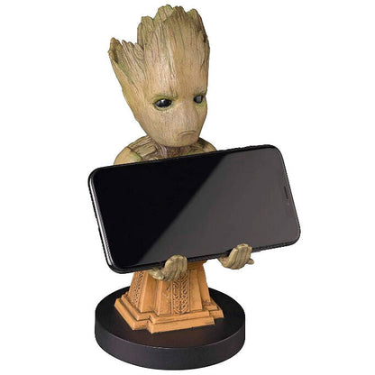 Marvel Guardians of the Galaxy Groot Plinth figure clamping bracket Cable guy 20cm Nerdscape