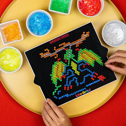 Stranger Things Lite Brite game Nerdscape