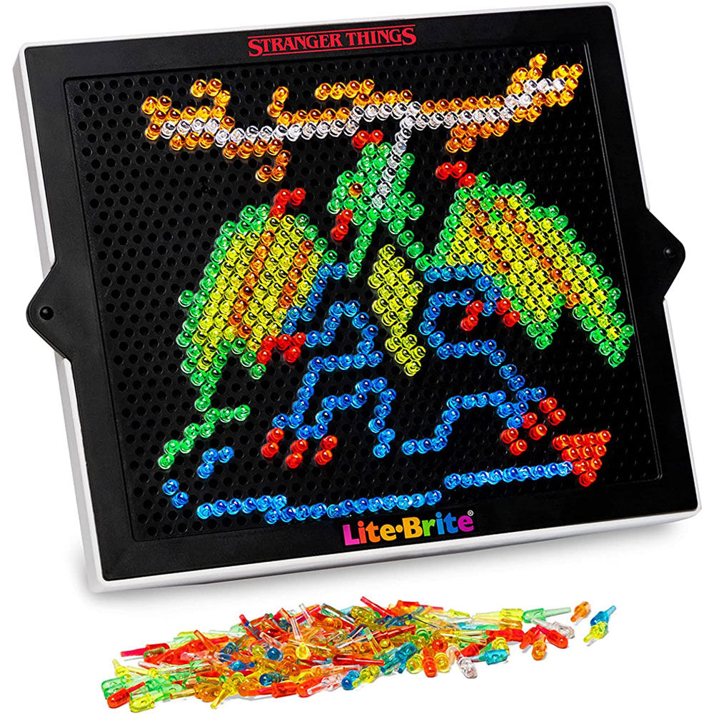 Stranger Things Lite Brite game Nerdscape
