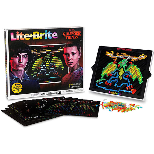Stranger Things Lite Brite game Nerdscape