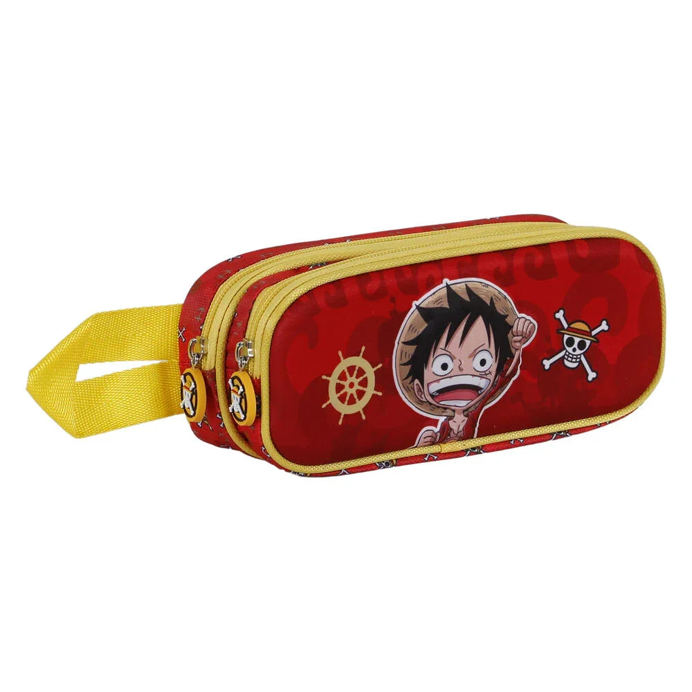 One Piece Luffy 3D double pencil case Nerdscape