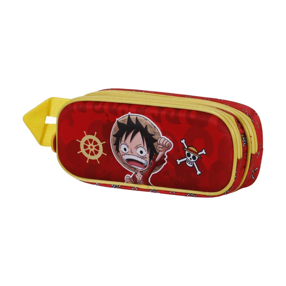 One Piece Luffy 3D double pencil case Nerdscape