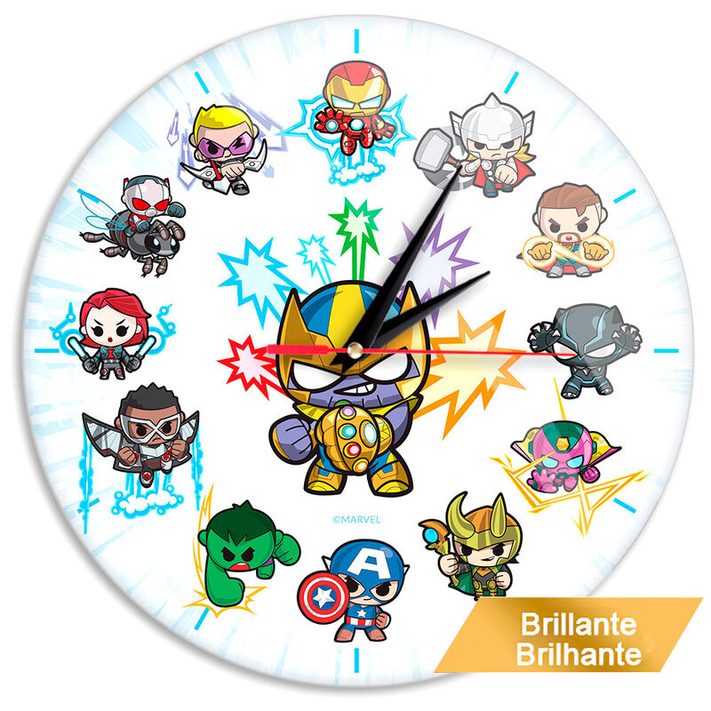 Marvel Avengers wall clock Nerdscape