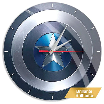 Marvel Captain America wall clock Nerdscape