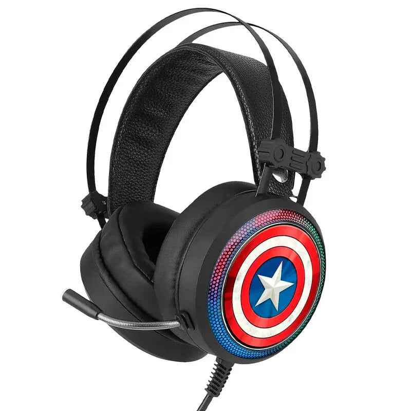 Marvel Captain America Gaming headphones Nerdscape