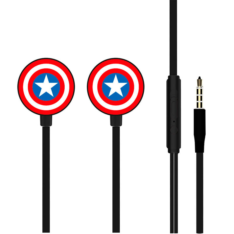 Marvel Captain America earphones Nerdscape