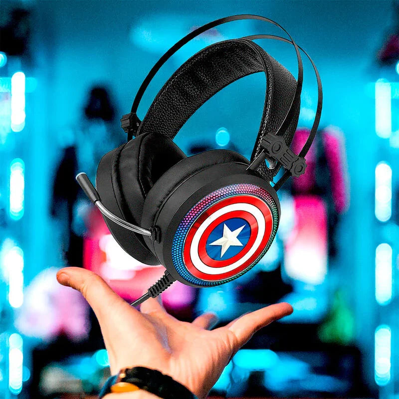 Marvel Captain America Gaming headphones Nerdscape