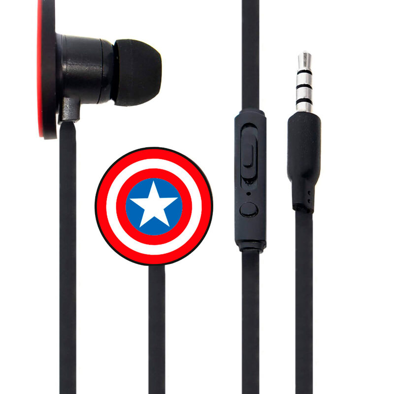 Marvel Captain America earphones Nerdscape