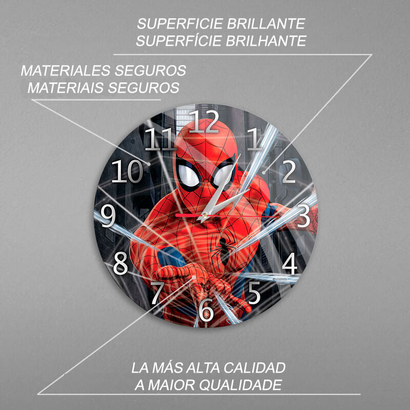 Marvel Spiderman wall clock Nerdscape