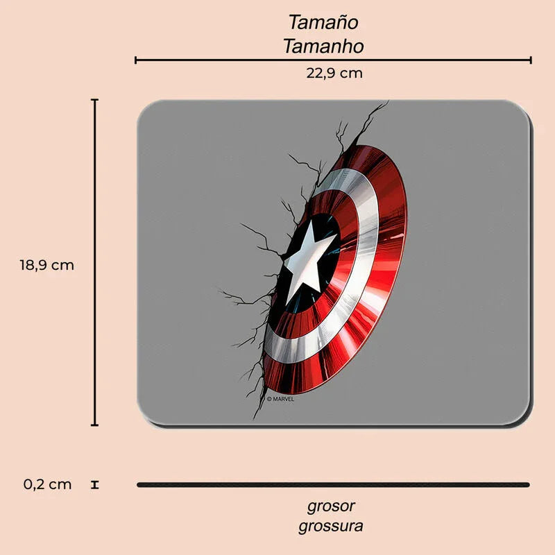 Marvel Captain America mouse pad Nerdscape