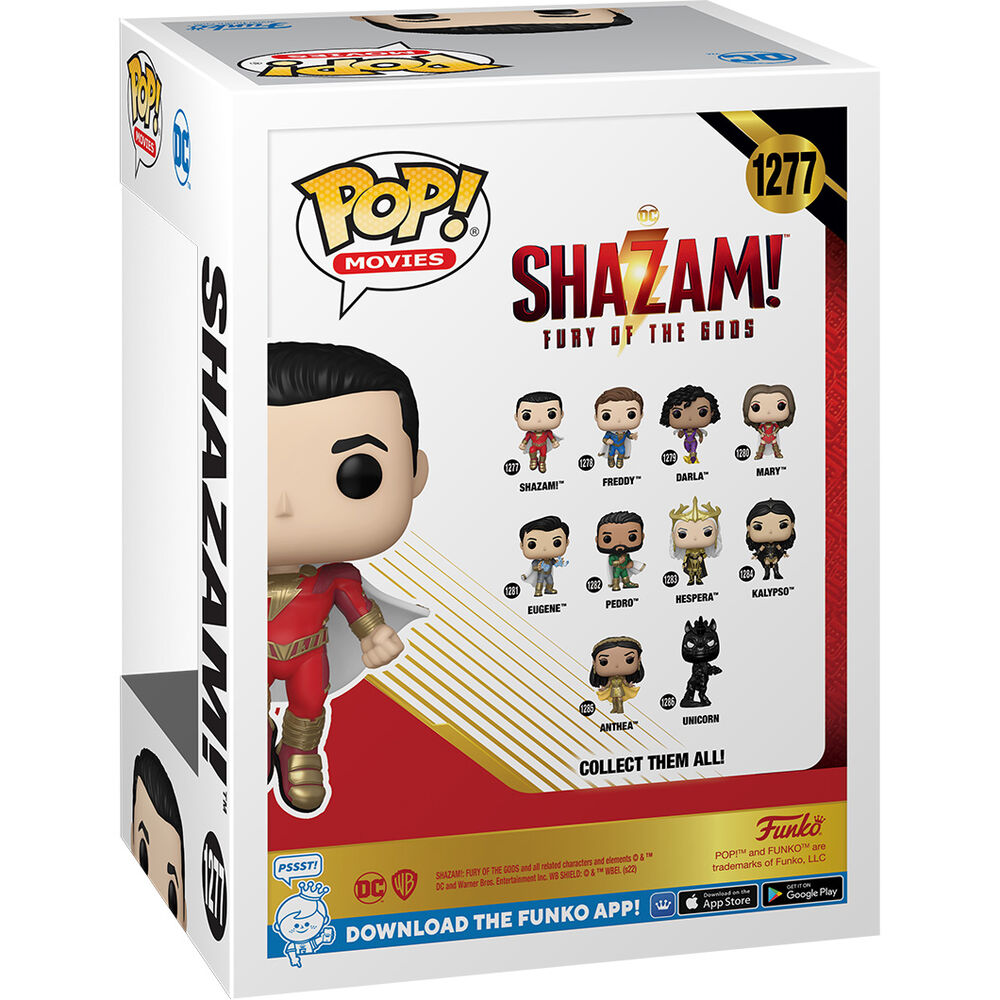 Funko Pop! DC Comics Shazam! Fury of the Gods Shazam Chase - Figura da Collezione Vinyl Nerdscape