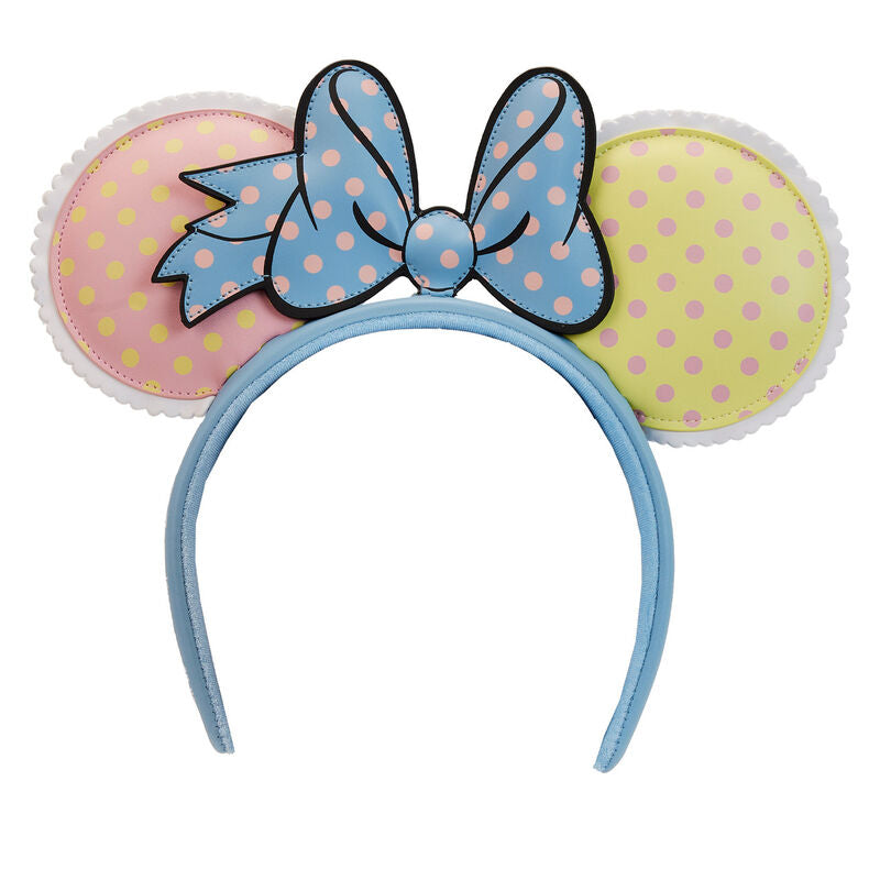 Loungefly Disney Minnie Mouse Pastel Polka Dot ear headband Nerdscape