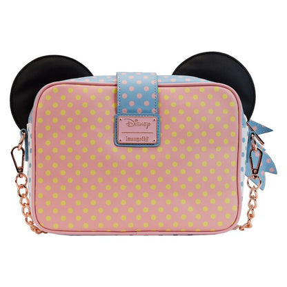 Loungefly Disney Minnie Mouse Pastel Polka Dot Crossbody bag - Nerdscape