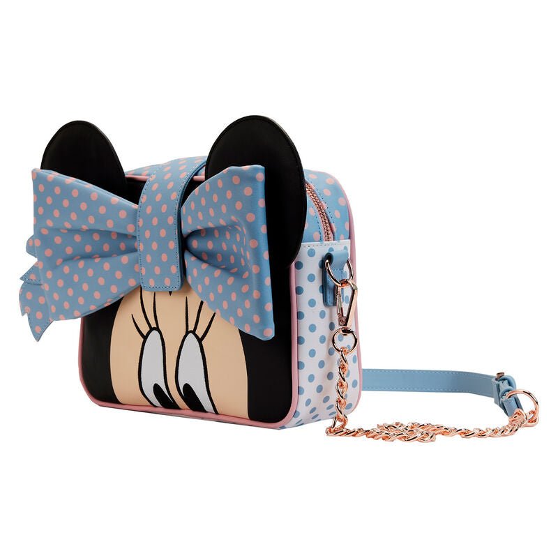 Loungefly Disney Minnie Mouse Pastel Polka Dot Crossbody bag - Nerdscape