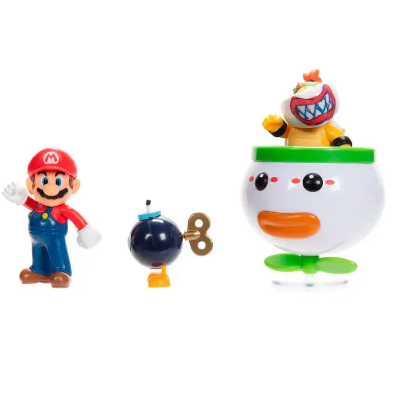 Funko Pop! Mario e Bowser Jr. Super Mario Bros - Figura da Collezione 6cm - Nerdscape Nerdscape