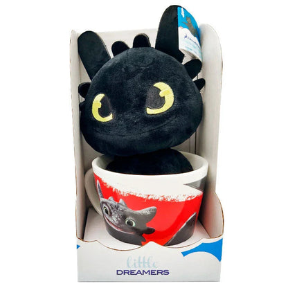 How to Train Your Dragon Toothless Mug + plush toy 18cm Nerdscape