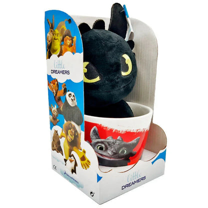 How to Train Your Dragon Toothless Mug + plush toy 18cm Nerdscape