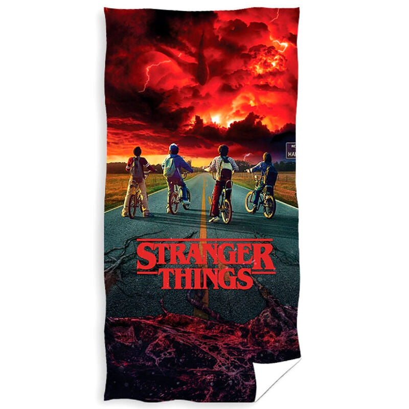 Stranger Things microfibre beach towel Nerdscape